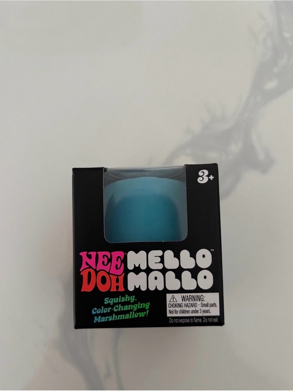 Needoh Mello Mallo Squishy Color-Changing Marshmallow Toy Blue